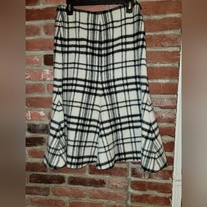 Rare Nicholas Made in Australia Vintage Style Wool Plaid Skirt Like New Size 6